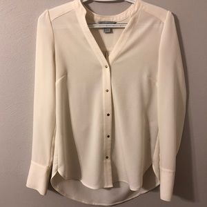 Cream Business Blouse